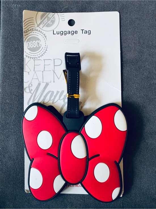 Handbags - Minnie Mouse’s Red Polka Dot Signature Bow Luggage Tag